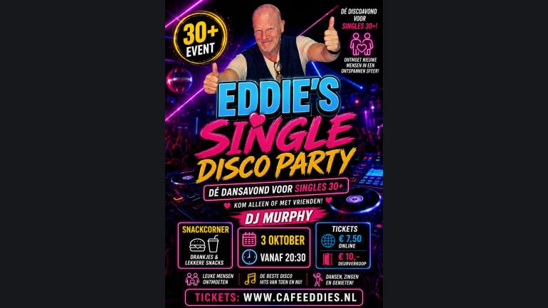 Eddies Single Disco Party met DJ Murphy