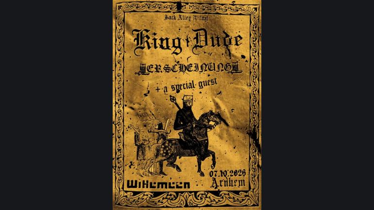 King Dude (US) Erscheinung very special guest