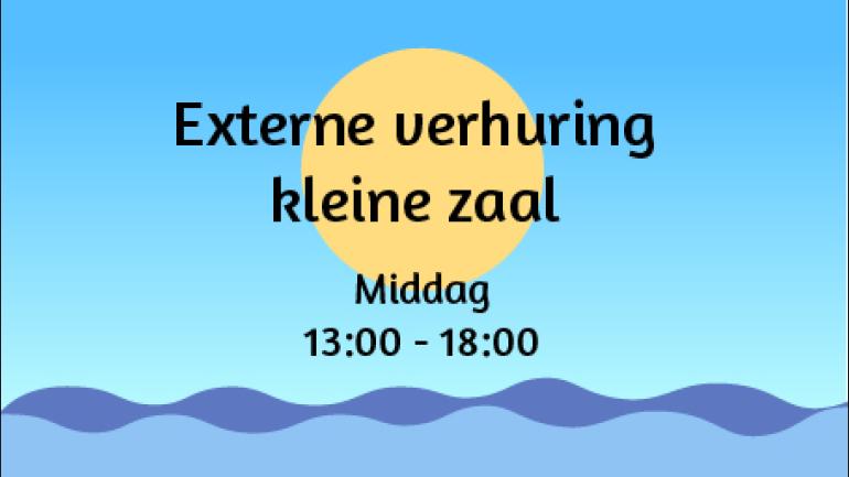 Externe verhuring kleine zaal (Samen leren)