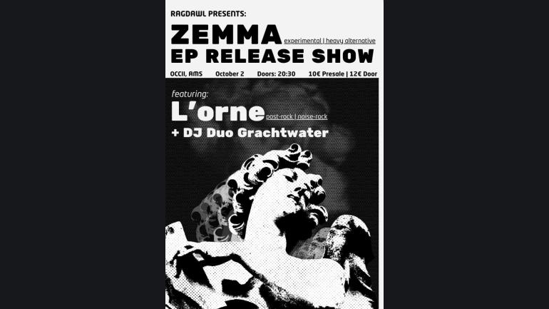 Zemma EP Release Show w/ L’orne & DJ Duo Grachtwater