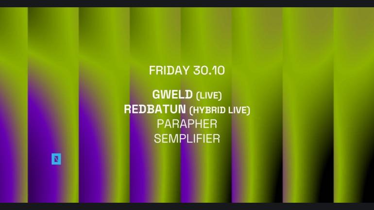 TOFFLER Presents GWELD (LIVE), REDBATUN (HYBRID LIVE)