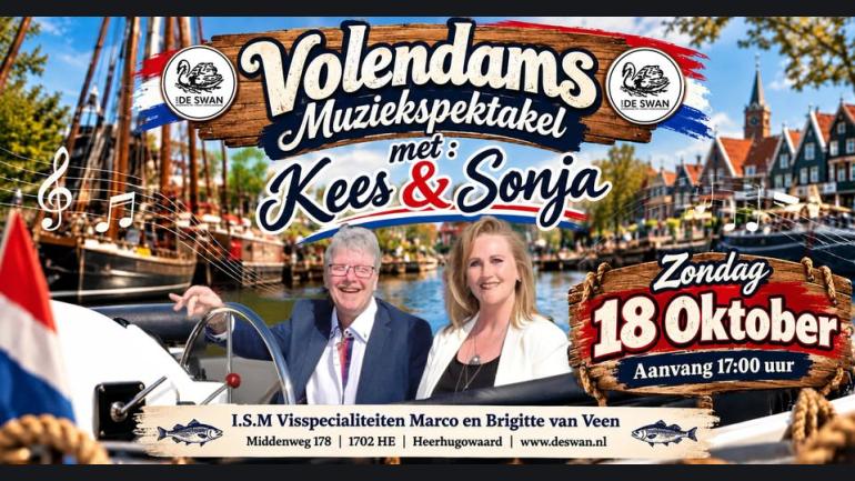 Volendams Muziekspektakel met Kees en Sonja