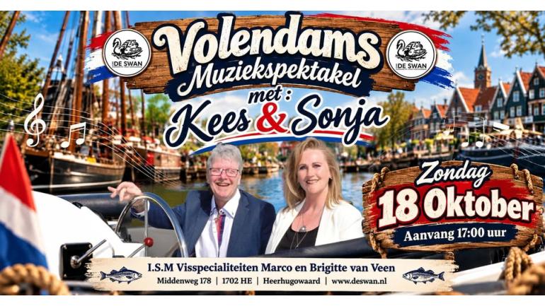Volendams Muziekspektakel met Kees en Sonja