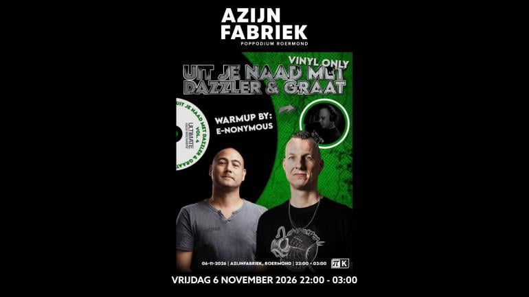 Uit je Naad met Dazzler en Graat
