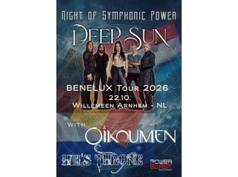 Deep Sun (CH) Oikoumen (FR) Hel’s Throne (DE) EXCL NL Show
