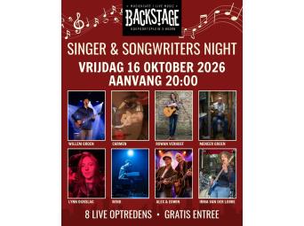 Singer & Songwriters Night – Live Muziek