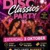 Gooische Disco Classics Party Zaterdag 3 oktober incl Buffet